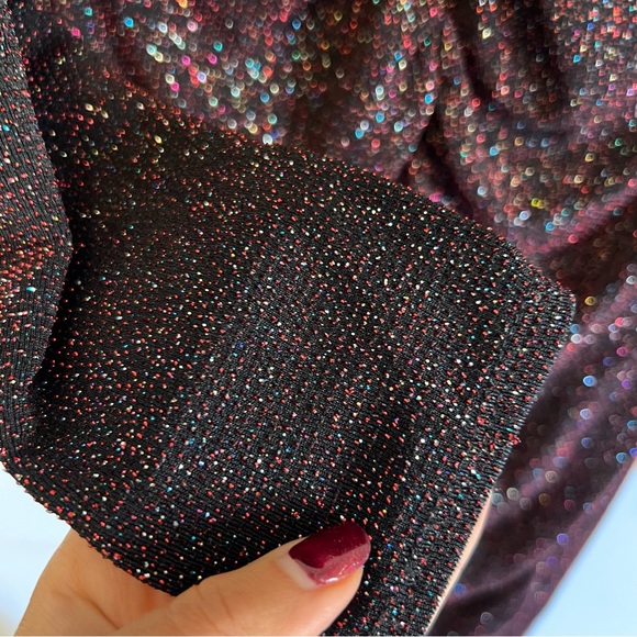 FLASH SALE 24H ✨Beautiful Mango Dress. Long sleeve midi bodycon ruched dress - Picture 4 of 5